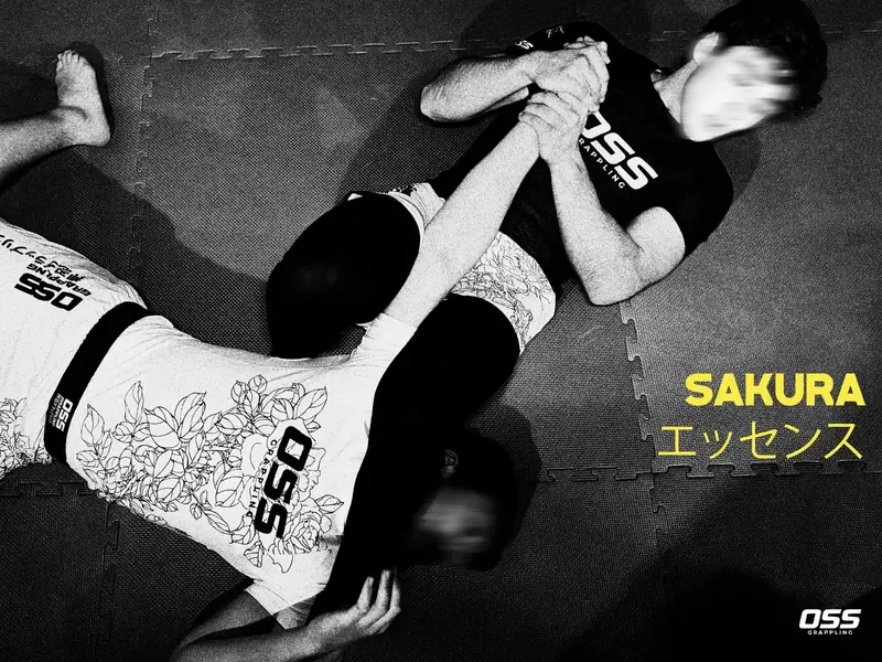 Palanca de brazo en el tatami con la colección Sakura